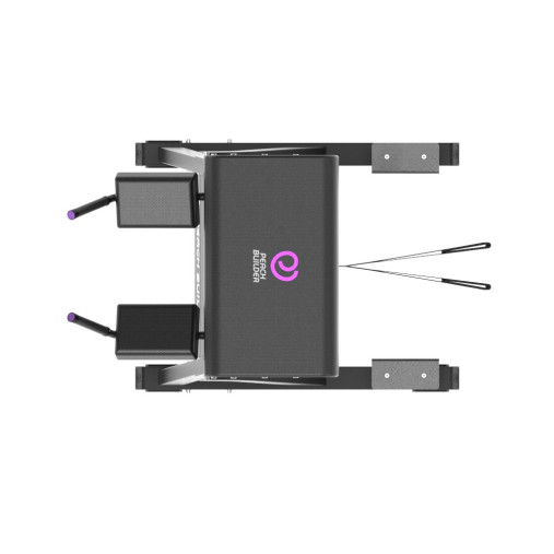 Обратная гиперэкстензия серии Peach Builder PB407 на свободных весах (нагружаемая дисками 50мм)