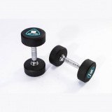 Гантели в уретане LIVEPRO Studio Dumbbells 8 кг, черный/синий
