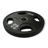 Диск олимпийский черный 25 кг BRONZE GYM полиуретан