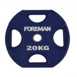 Диск X-Training уретановый цветной FOREMAN FM/UPX-20KG-BL (20 кг)