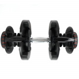 Пара регулируемых гантелей Liveup LS2315 по 40 кг на подставке