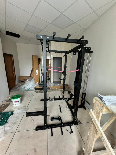 Силовая рама многофункциональная для тренировки со штангой REBEL PR78