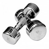 Набор хромированных гантелей 1-10 кг (10 пар) Aerofit 