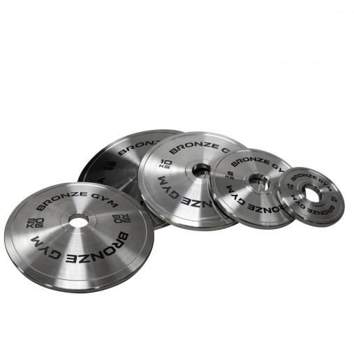 Набор олимпийских дисков 51 мм BRONZE GYM 2,5-20 кг (105 кг) сталь