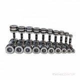 Набор из 10 пар хромированных гантелей на стойке OFT