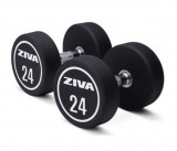 Набор уретановых гантелей Ziva 12-30 кг (10 пар)