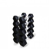 Набор гексагональных гантелей 5 пар от 1 до 5 кг Original Fit.Tools