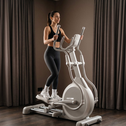 Эллиптический тренажер UNIX Fit MV-850 (ручной наклон / Manual Incline) зеркальный Эллиптический тренажер UNIX Fit MV-850 (ручной наклон / Manual Incline) зеркальный